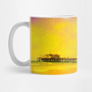 Yellow Purple Santa Monica Pier Mug